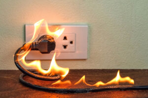 burning outlet
