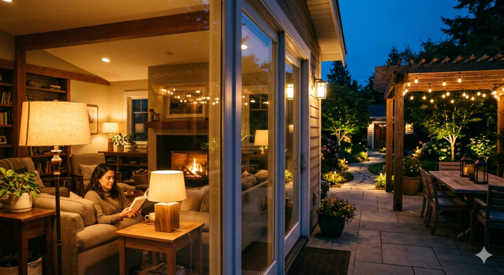 indoor and outdoor lighting